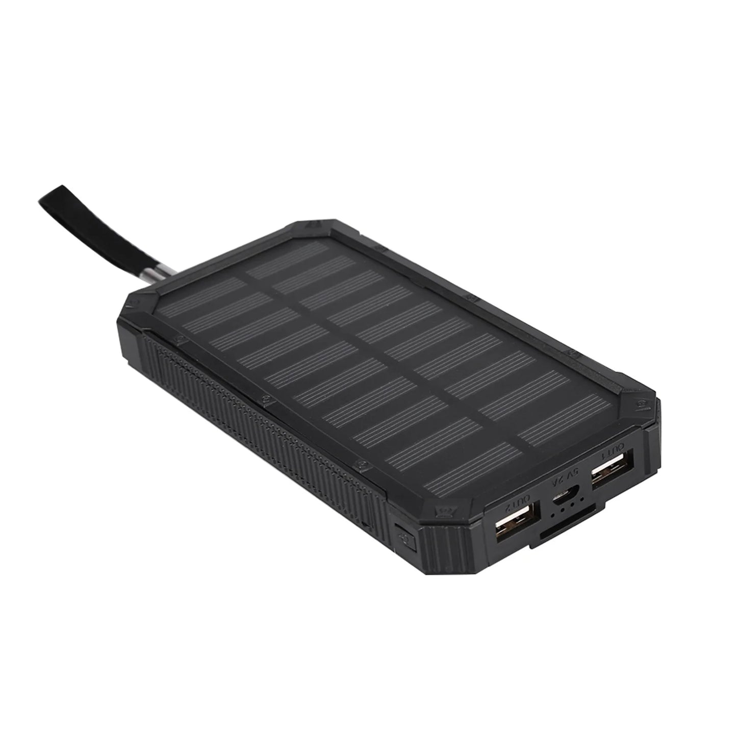 High-Capacity 20,000mAh Solar Power Bank - Eco-Friendly Charger for Outdoor Adventures, Travel, Home & School