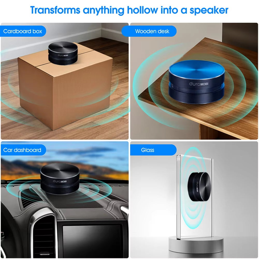 Hummingbird Wireless Bluetooth 5.0 Bone Conduction Speaker - Mini Portable Stereo Sound Box with Built-In Mic