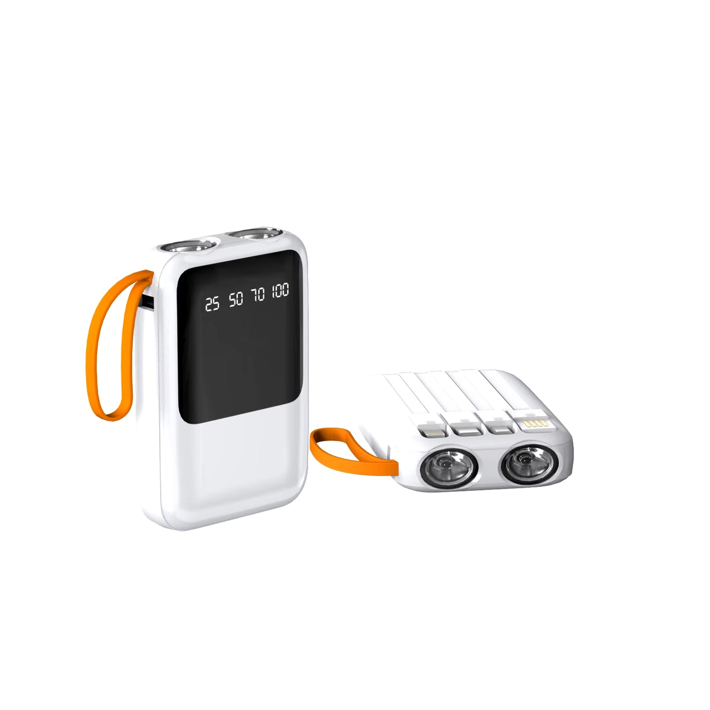 Fast Charging 18650 Power Bank - Portable 4IN1 Battery Charger for iPhone & Xiaomi