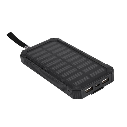 High-Capacity 20,000mAh Solar Power Bank - Eco-Friendly Charger for Outdoor Adventures, Travel, Home & School