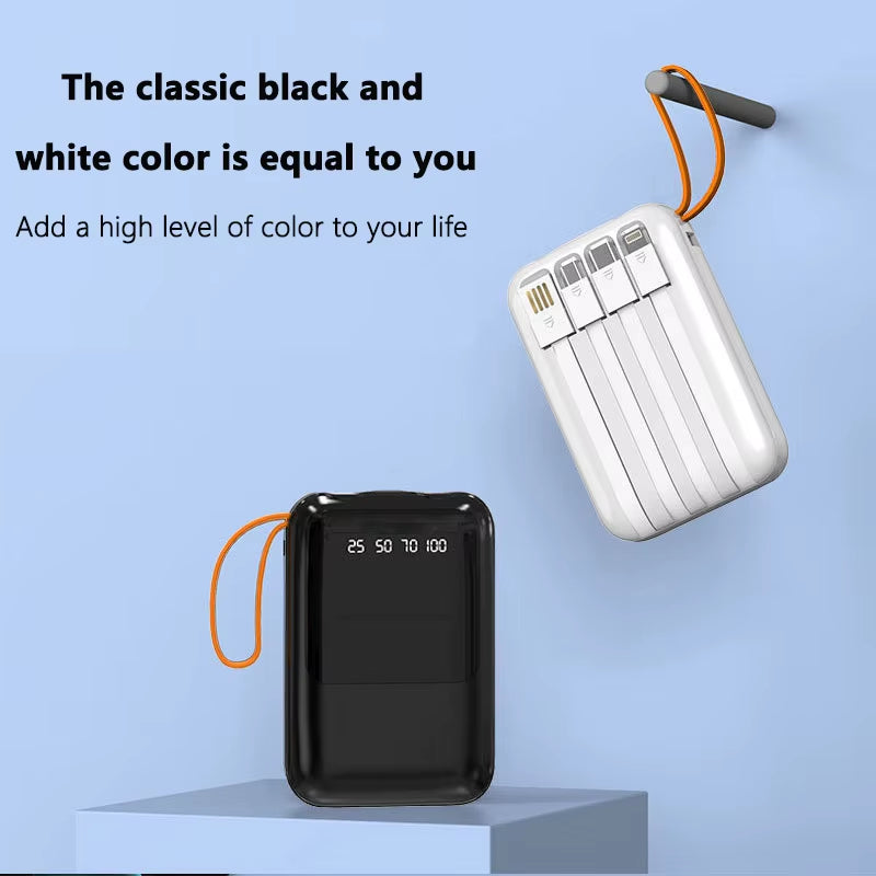 Fast Charging 18650 Power Bank - Portable 4IN1 Battery Charger for iPhone & Xiaomi