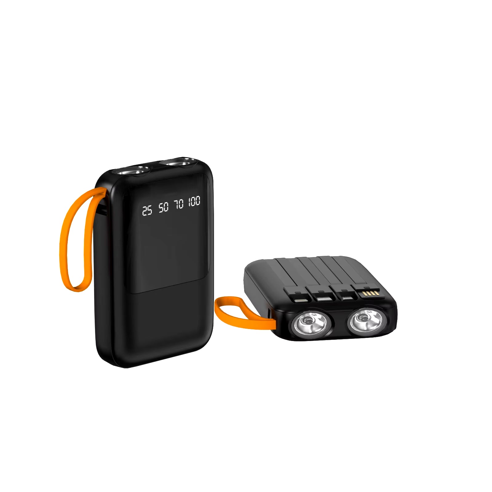 Fast Charging 18650 Power Bank - Portable 4IN1 Battery Charger for iPhone & Xiaomi